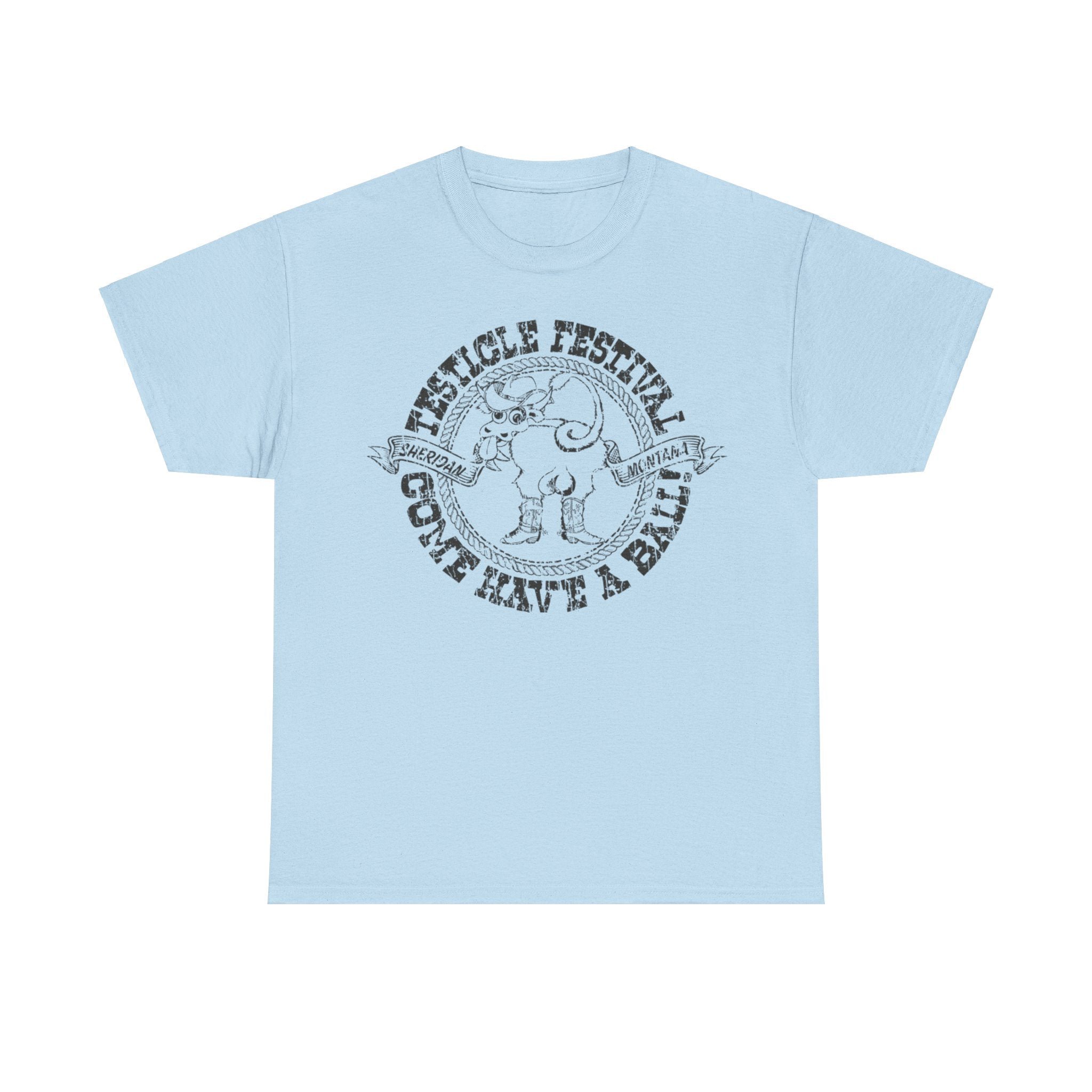 Sheridan Montana Testicle Festival 1982 Nostalgic T-shirt - Picture 2 of 6