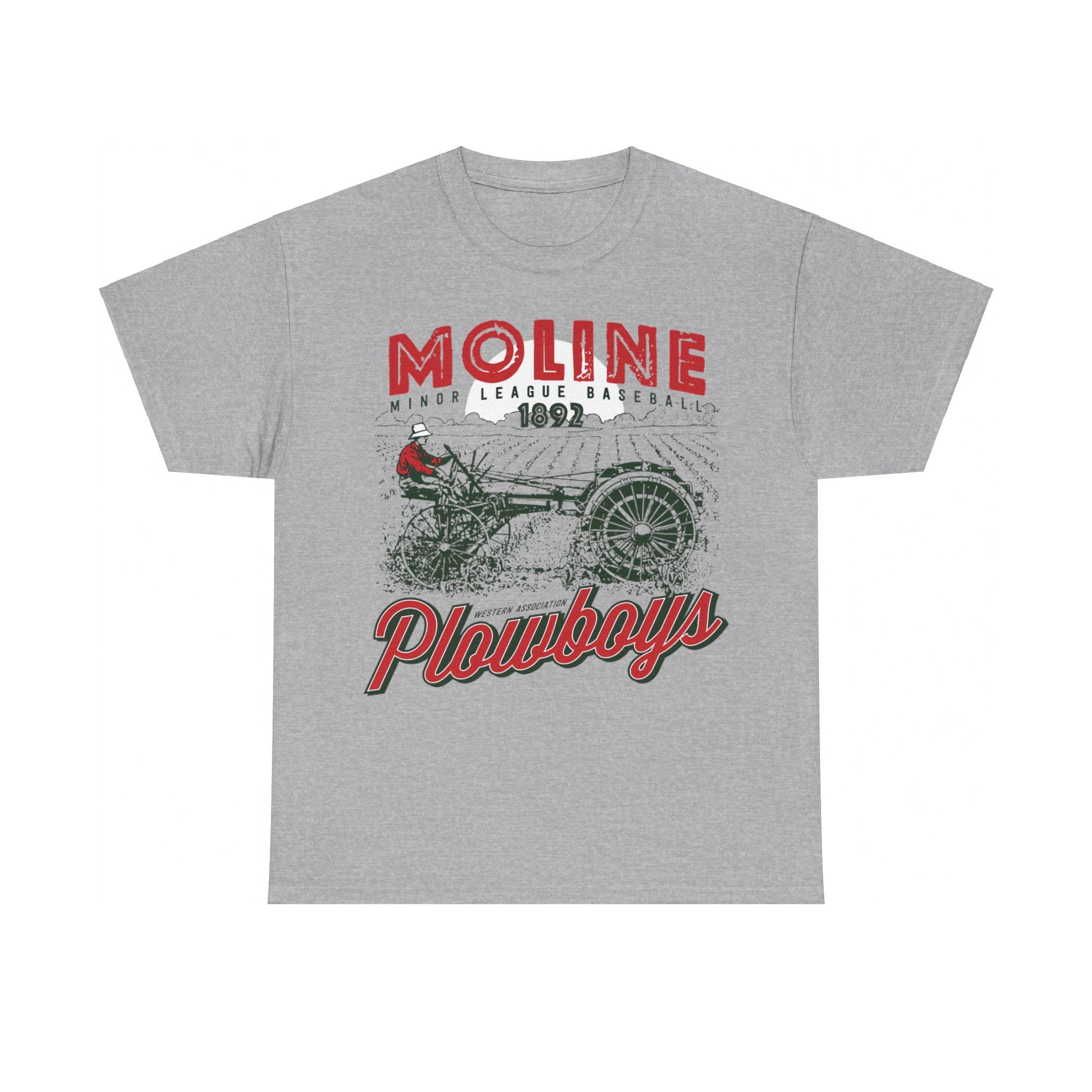 Baseball-T-Shirt Moline Plowboys Est 1892 Illinois - Bild 5 von 9