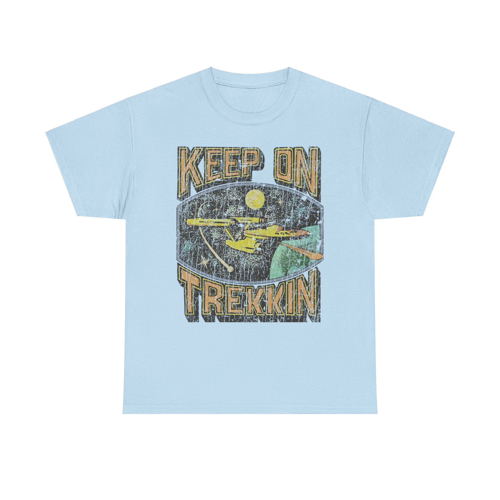 Keep on Trekkin Retro Nostalgic Star Trek T-shirt