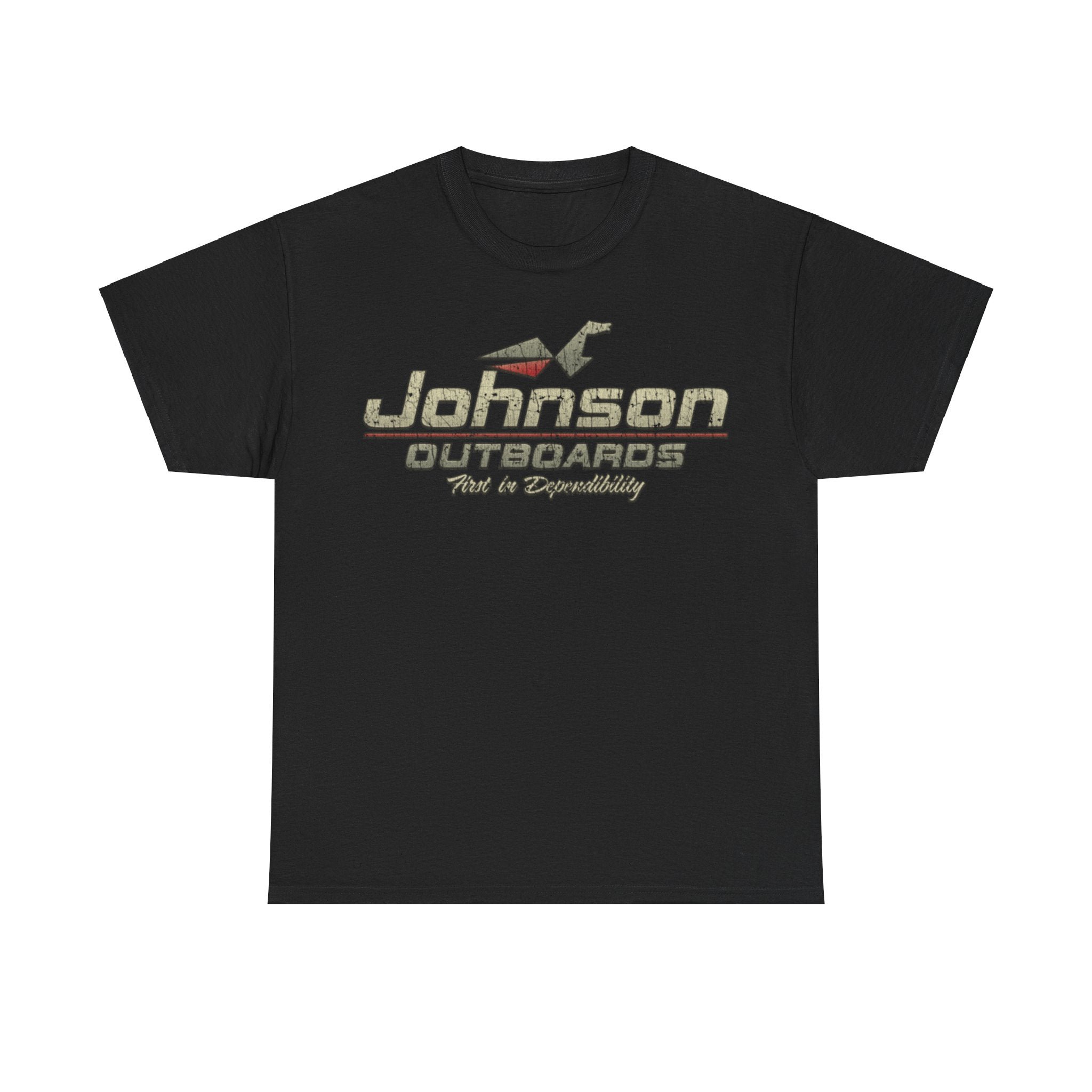 T-Shirt Johnson Outboards 1903 Distressed Print - Bild 7 von 7