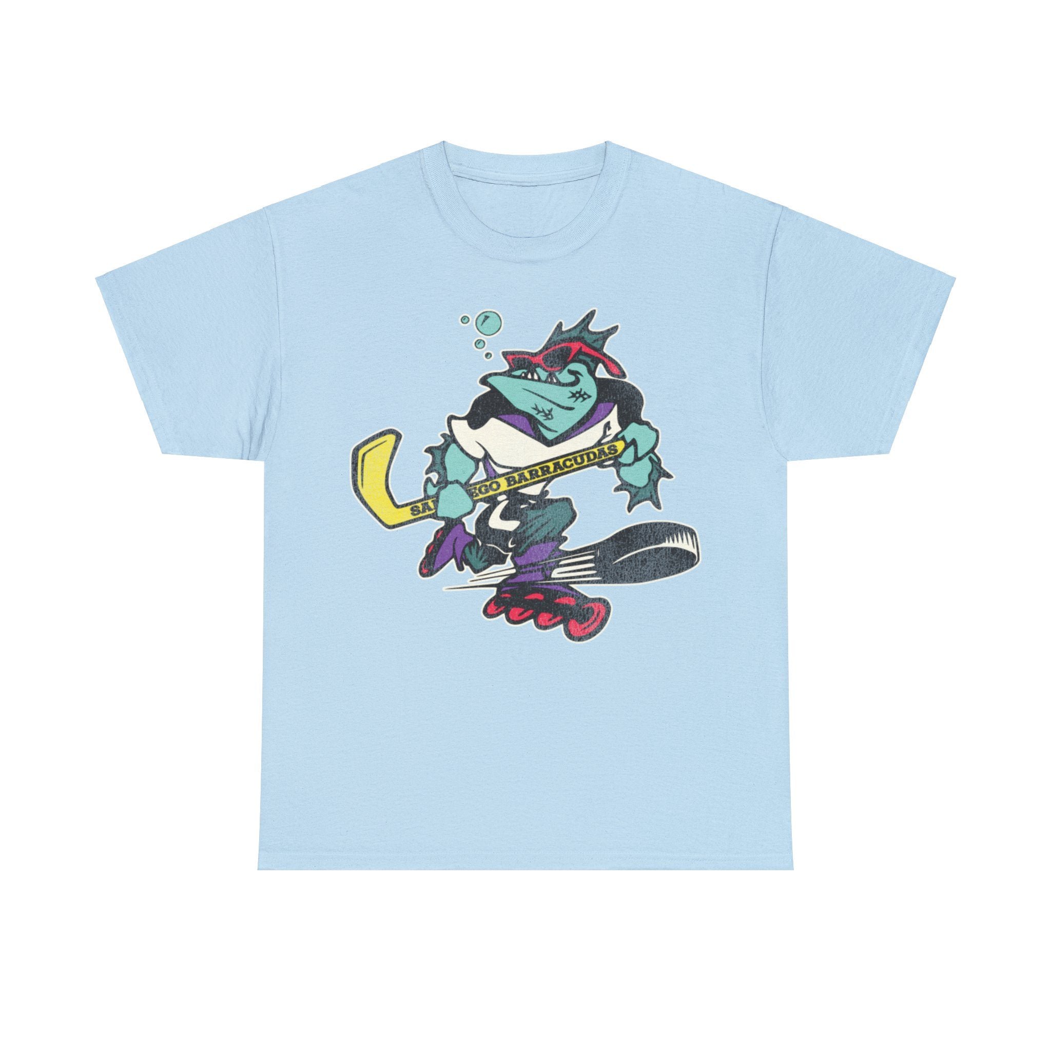 T-Shirt San Diego Barracudas Rollhockey nostalgisches Logo - Bild 13 von 16