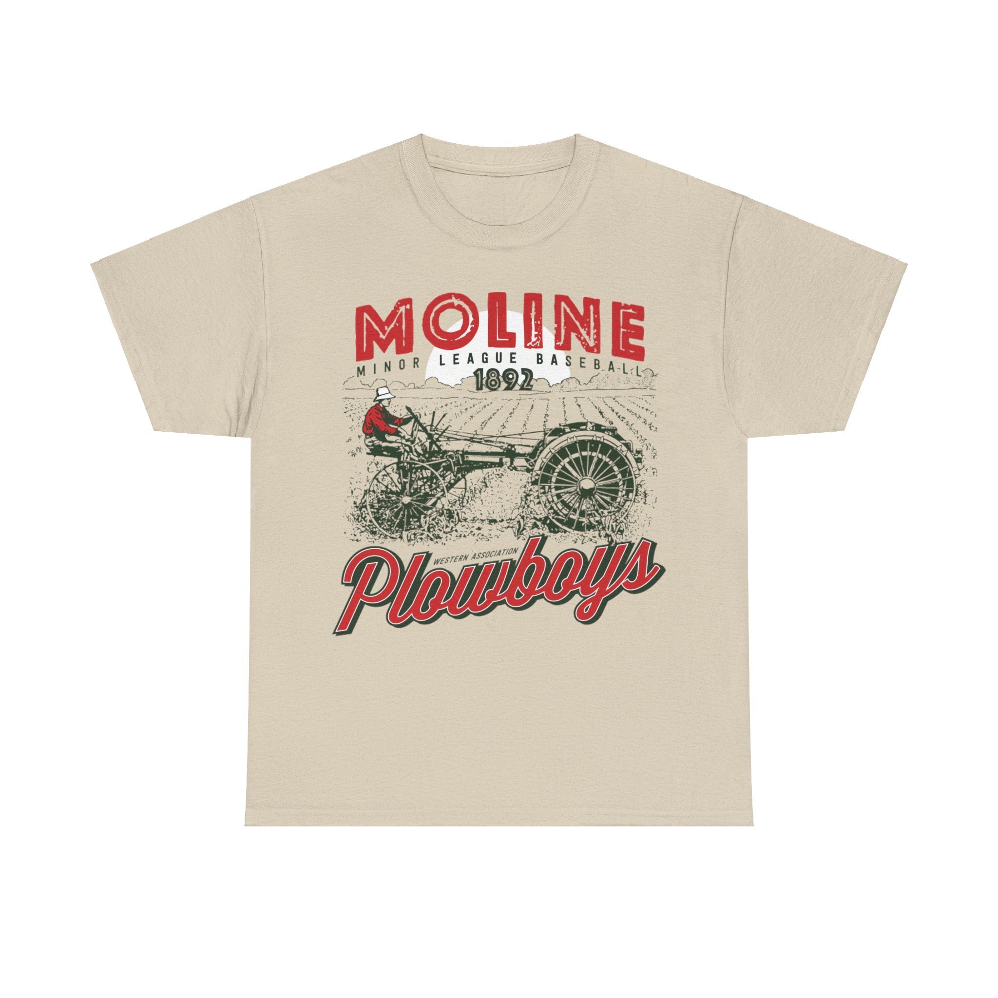 Baseball-T-Shirt Moline Plowboys Est 1892 Illinois - Bild 4 von 9
