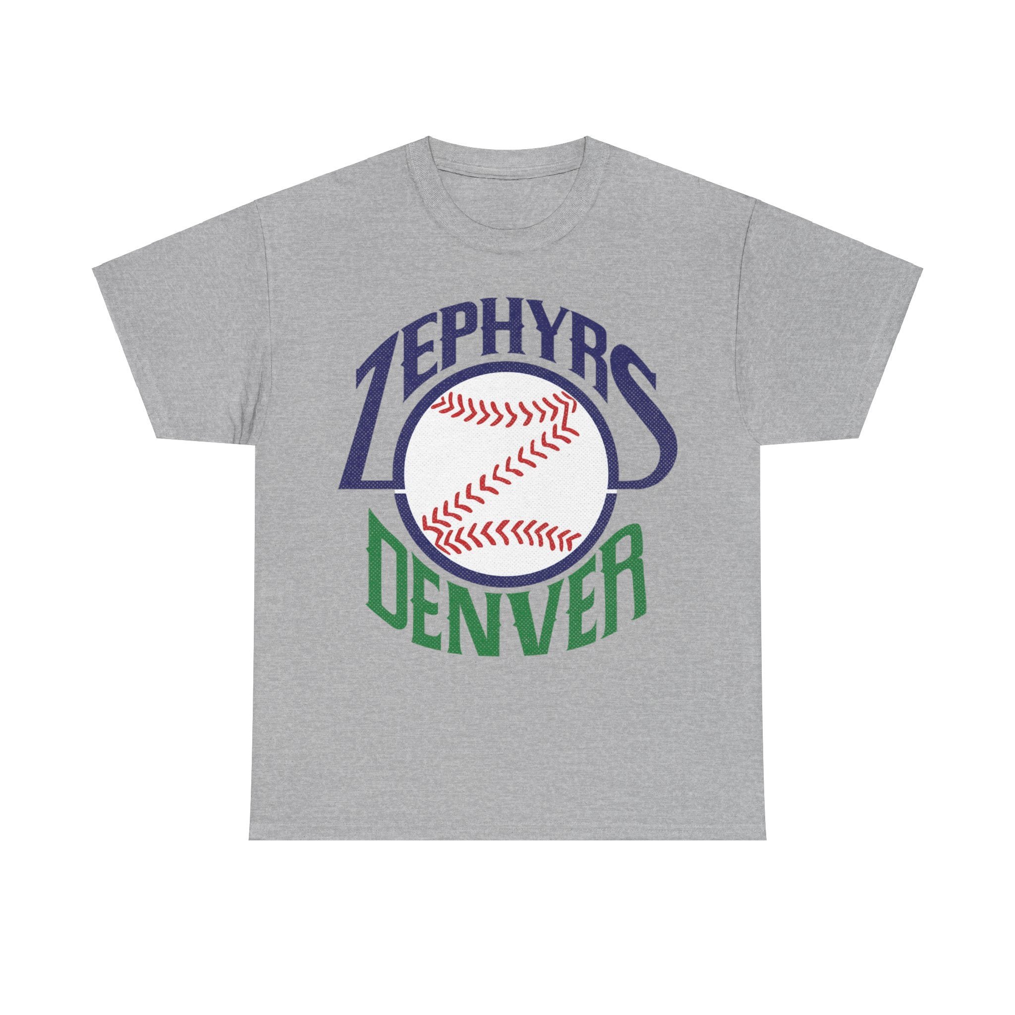 T-shirt Denver Zephyrs squadra di baseball retrò nostalgica - Foto 15 di 17