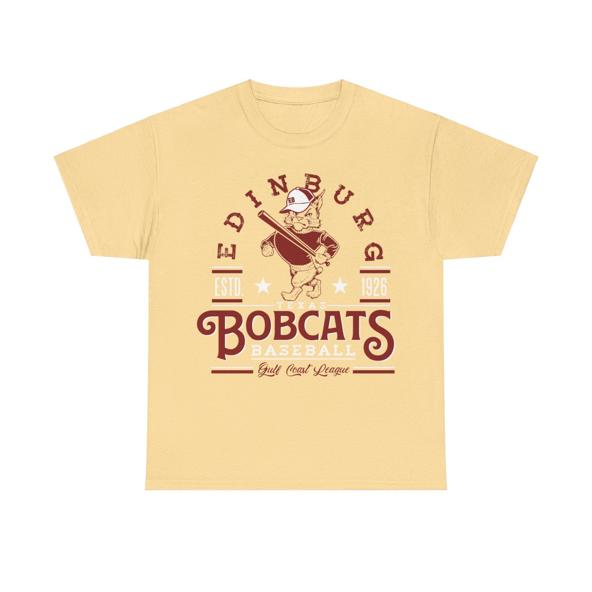 Baseball-T-Shirt Edinburgh Bobcats Est 1926 Texas - Bild 7 von 9