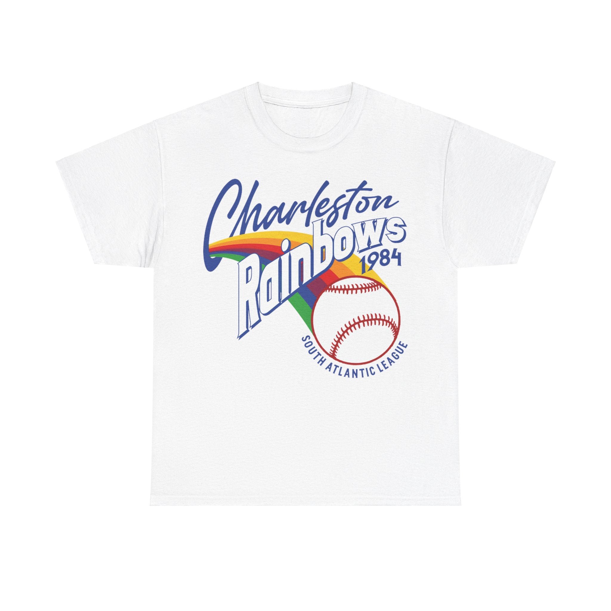 Charleston Rainbows Est 1984 South Carolina Baseball Team T-shirt - Picture 7 of 12
