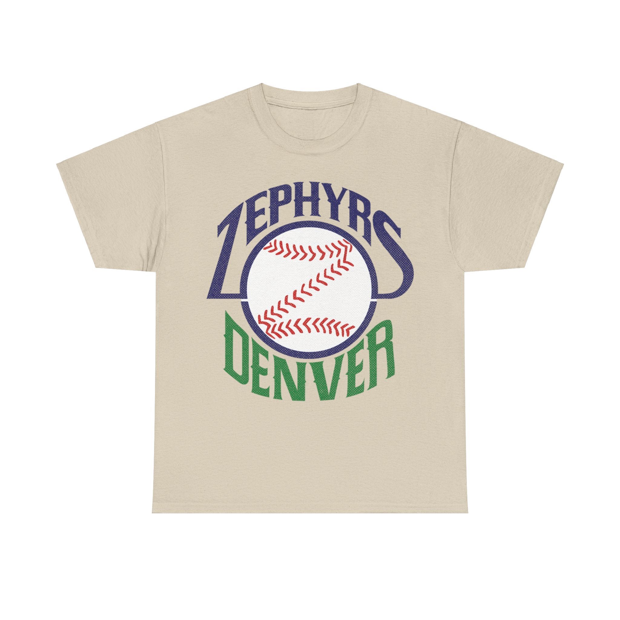 T-shirt Denver Zephyrs squadra di baseball retrò nostalgica - Foto 14 di 17