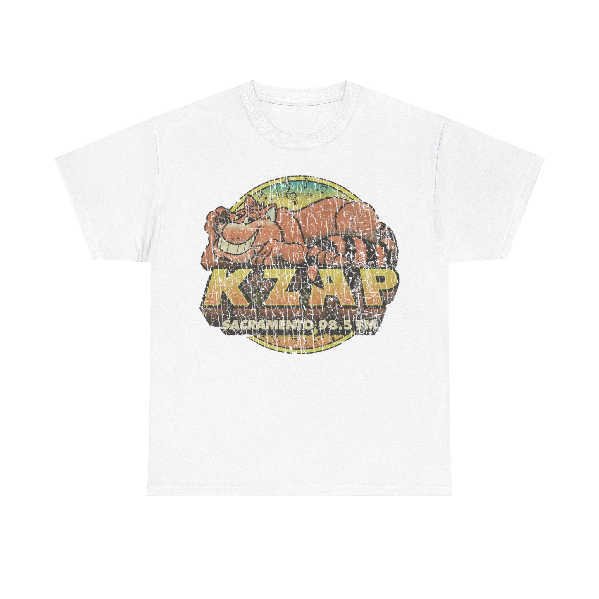 KZAP Sacramento 98.5 FM California Radio Station T-shirt - Picture 8 of 13