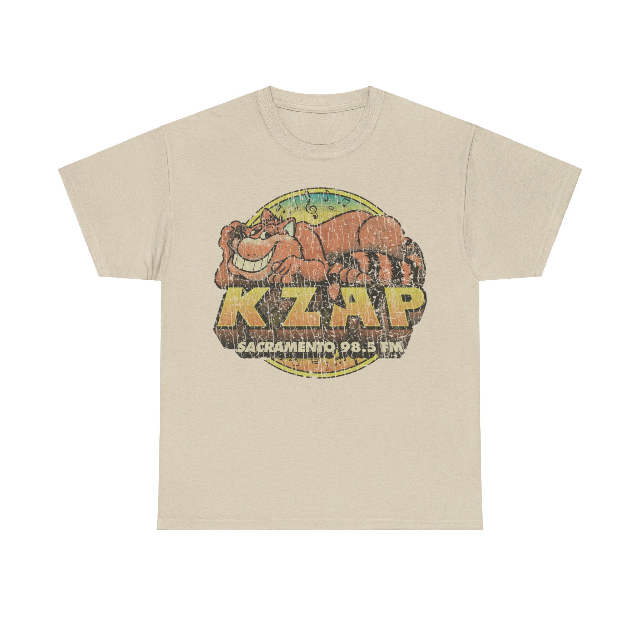 KZAP Sacramento 98.5 FM California Radio Station T-shirt - Picture 7 of 13