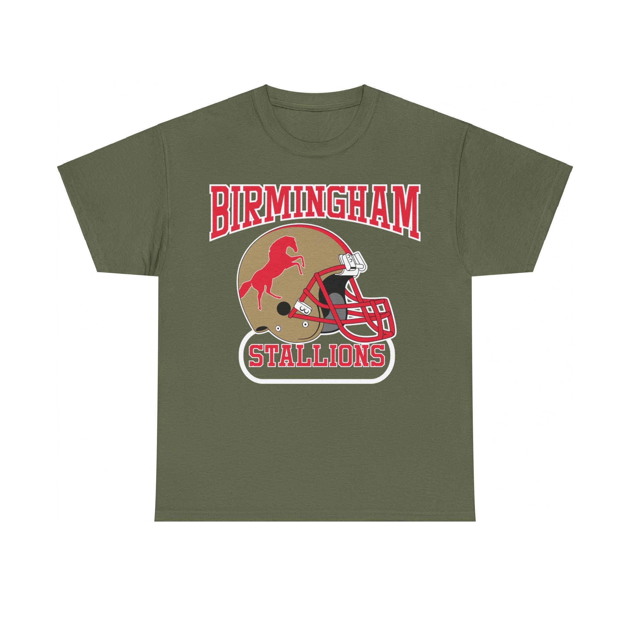 Birmingham Stallions Alabama Football Team Helmet T-shirt - Picture 12 of 13