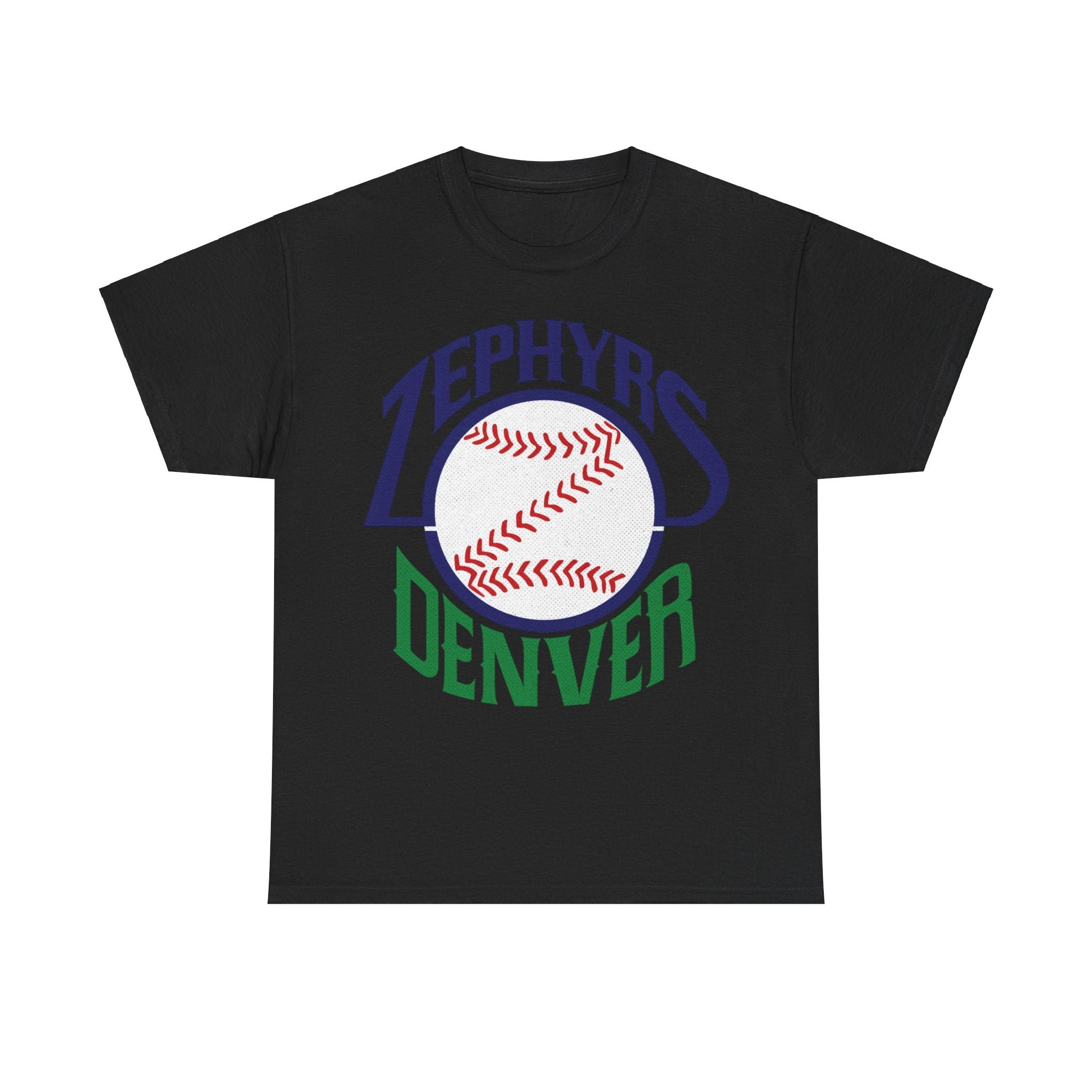 T-shirt Denver Zephyrs squadra di baseball retrò nostalgica - Foto 17 di 17