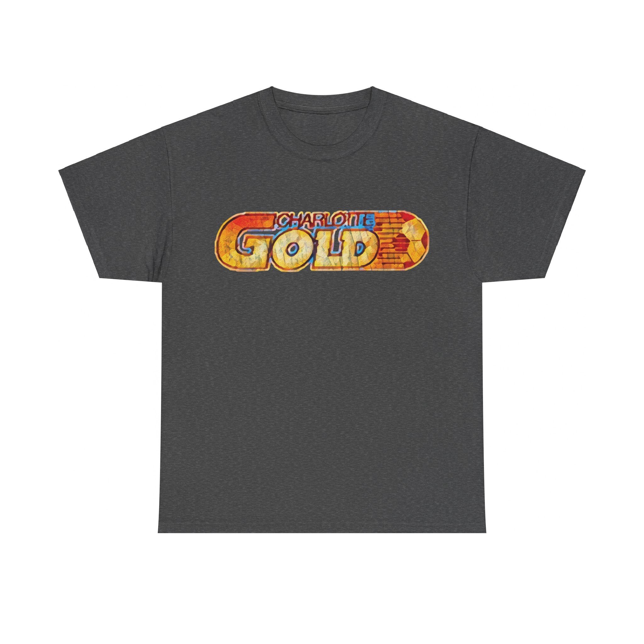Charlotte Gold North Carolina Soccer Team T-shirt