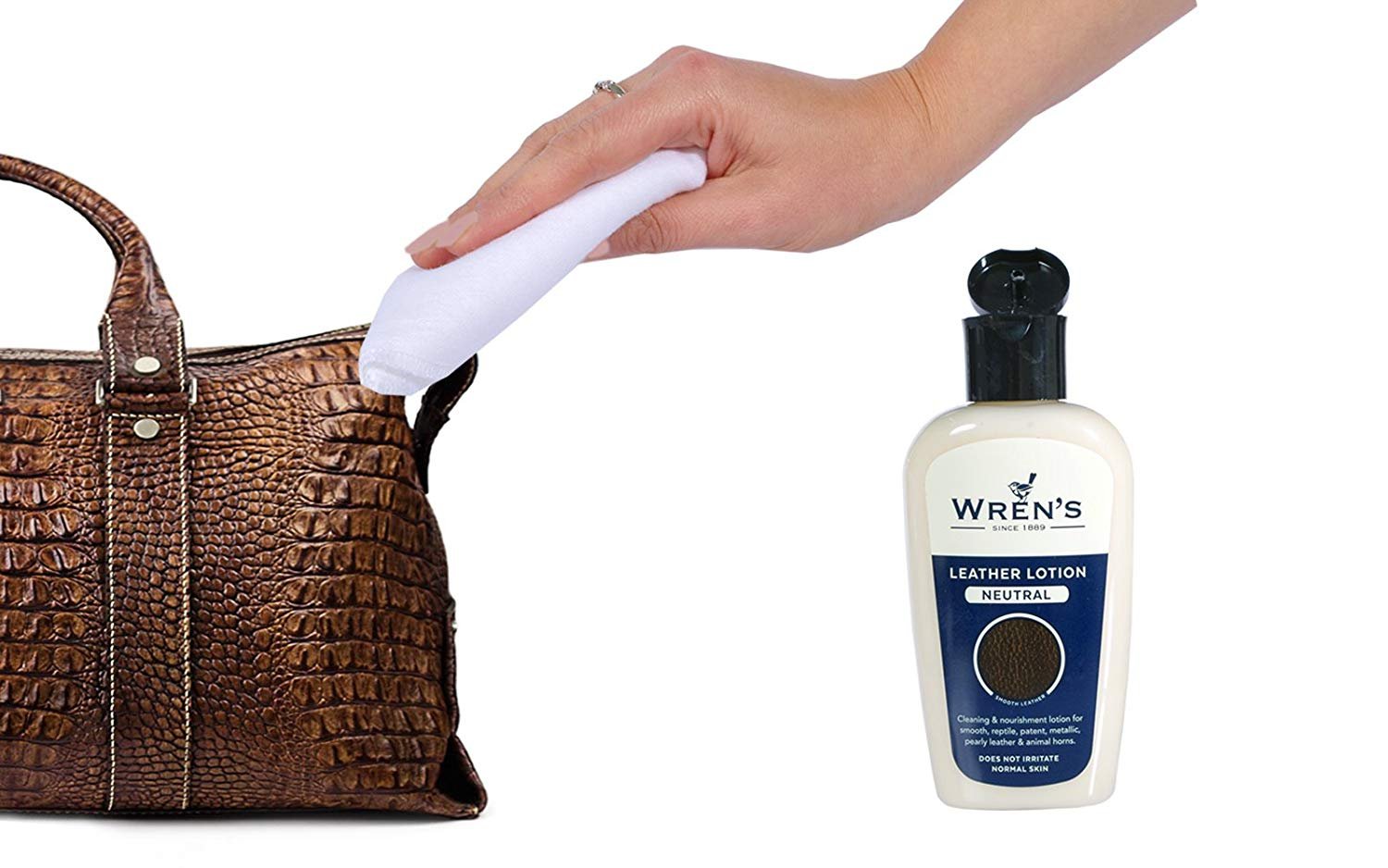 Leather Lotion, Revive Nourish Restore Leather Bags Shoes Purses Gloves