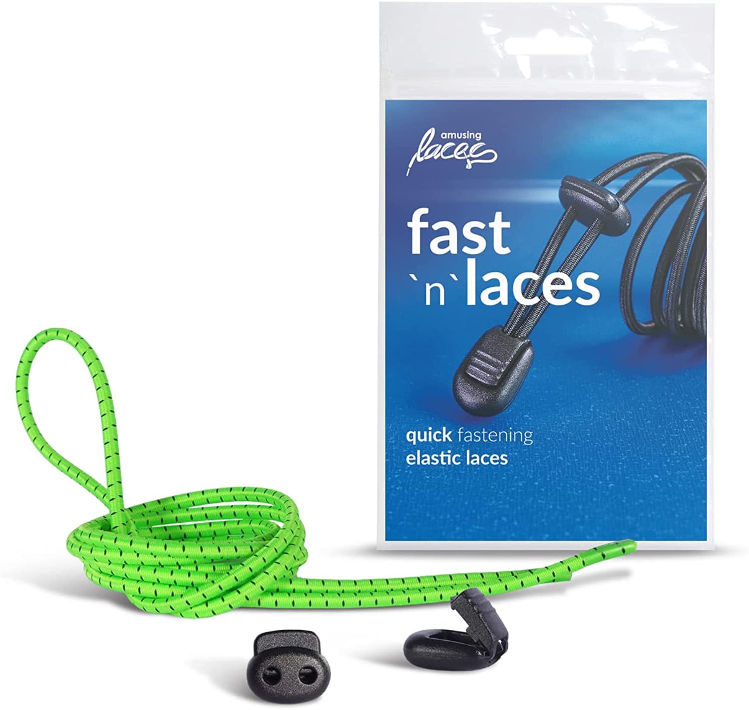 Cordones elásticos Fast n, cordones elásticos sin ataduras para niños y adultos, cordones divertidos... - Imagen 4 de 6