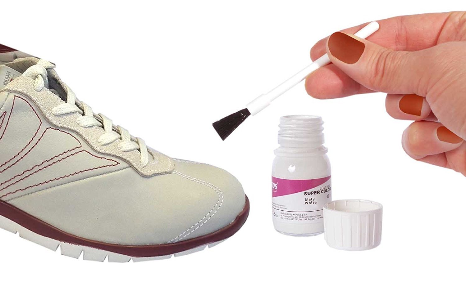 Dye With Primer For Natural And Synthetic Leather Shoes Bags Boots, Dye