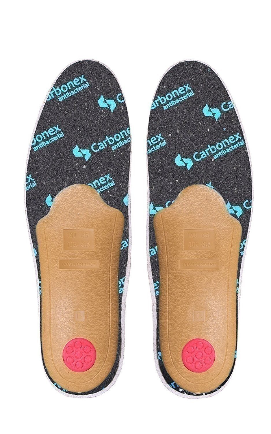 Cowhide Orthotic Insoles with Metatarsal and Longitudinal Arch Support For Shoes - Picture 5 of 5