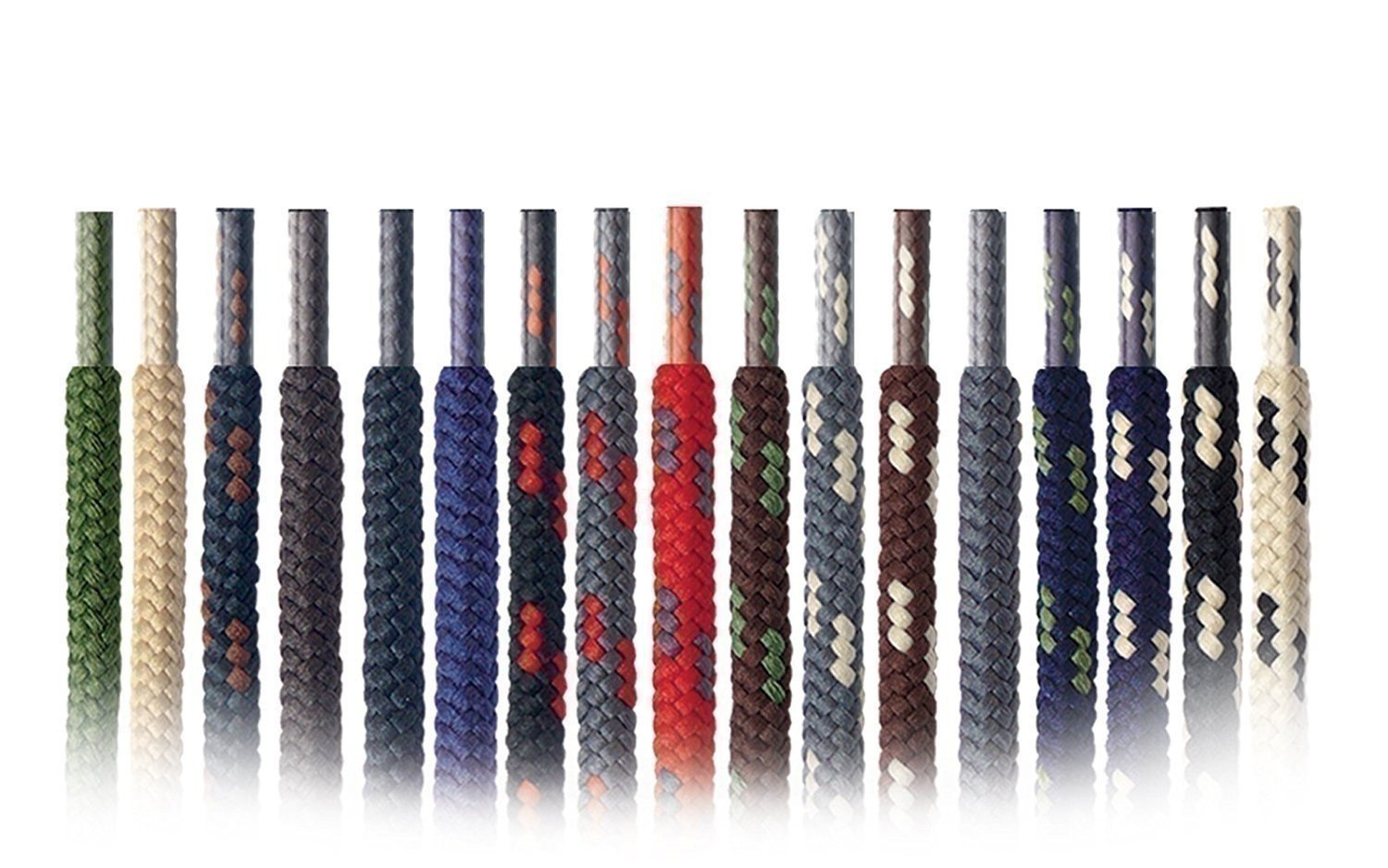 Cordones de zapatos de rendimiento para botas de senderismo al aire libre poliéster duraderos hechos en Europa - Imagen 21 de 24