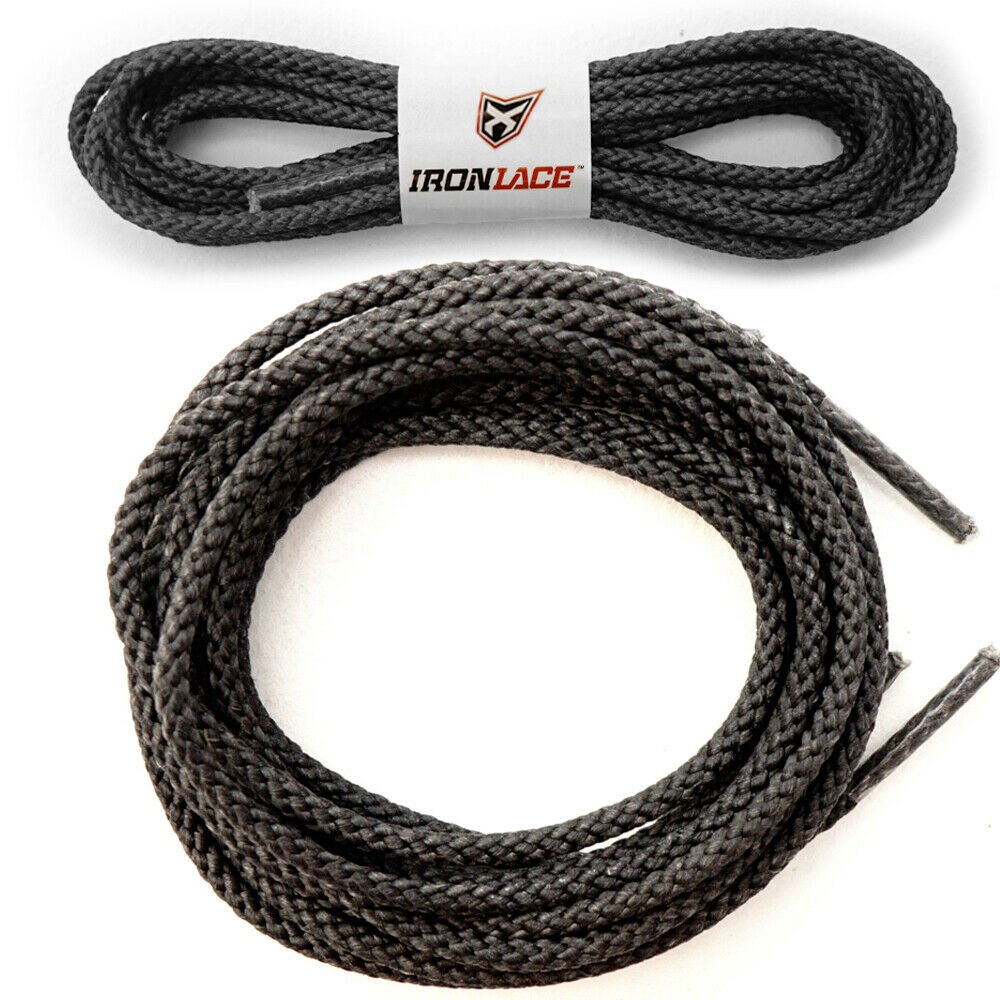IRONLACE CLASSIC, Cordones de Bota Redondos Irrompibles, Fibras de Para-Aramida 100% Avanzadas - Imagen 11 de 12
