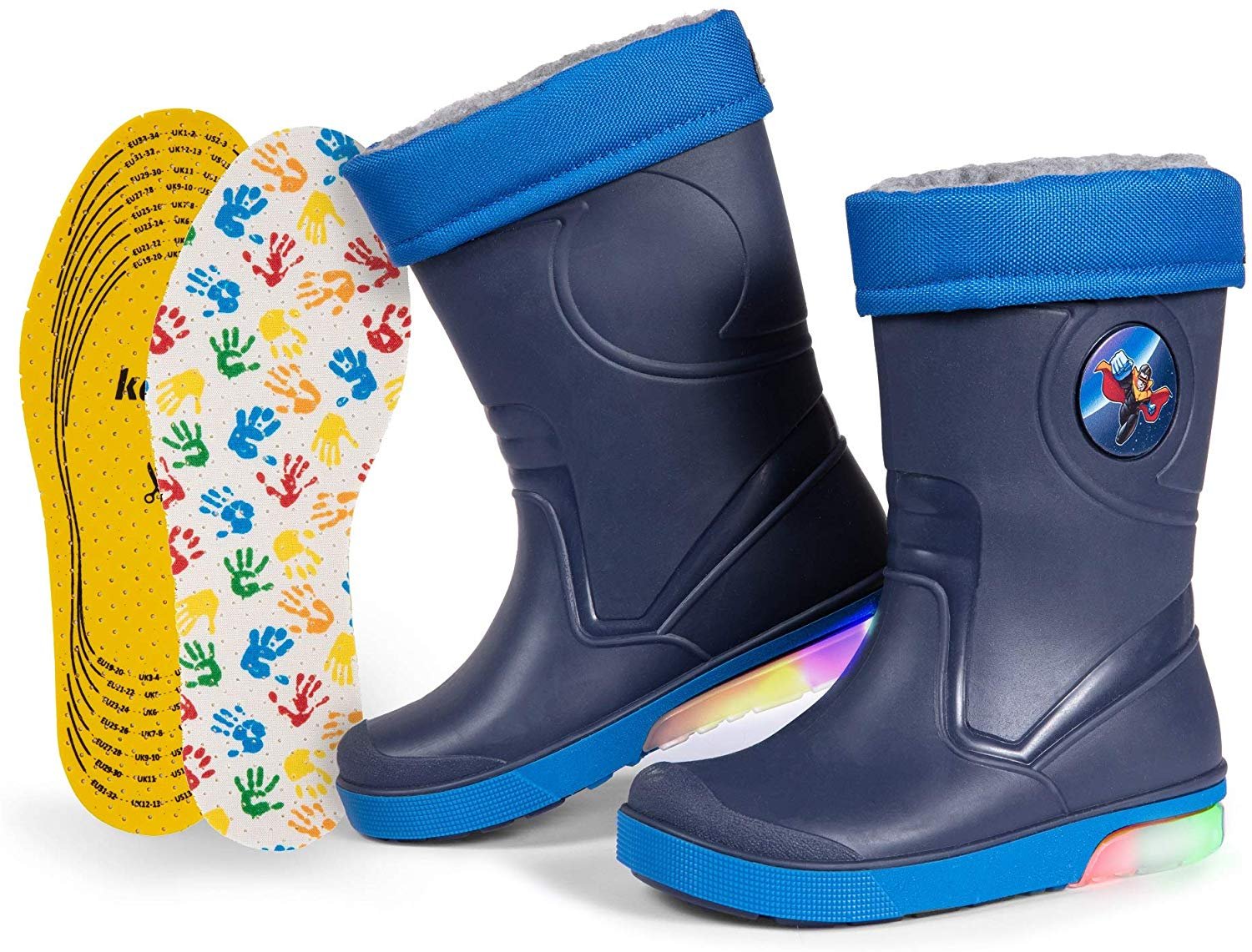 Fur lined wellington boots on sale uk