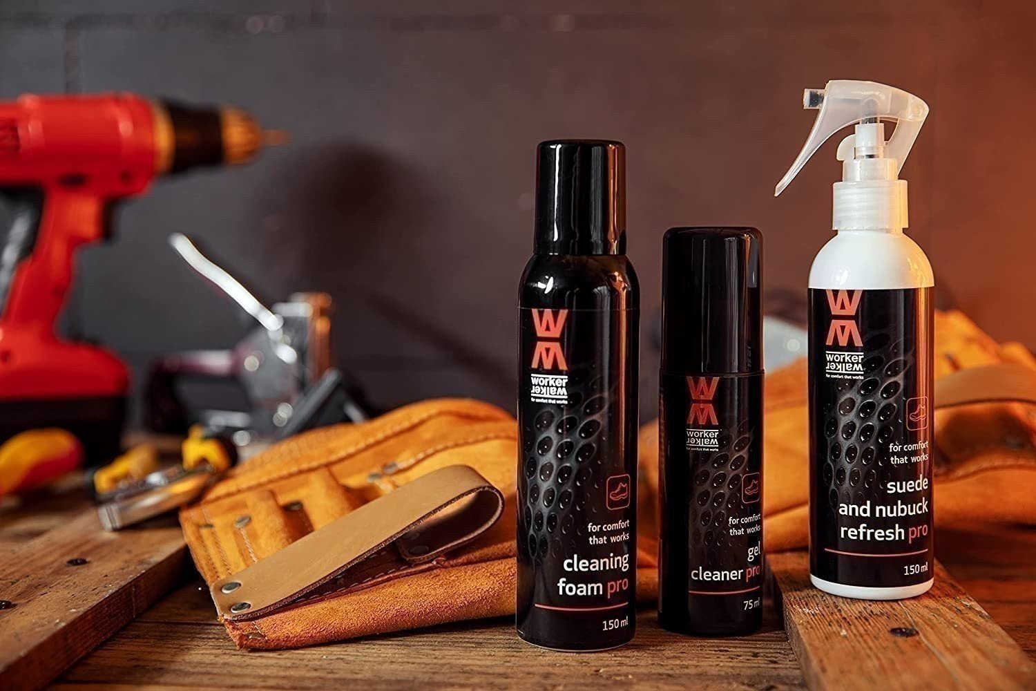 WorkerWalker Cleaning Foam Pro, Shoes And Boots Cleaner, Leather Suede Nubuck... - Picture 7 of 7