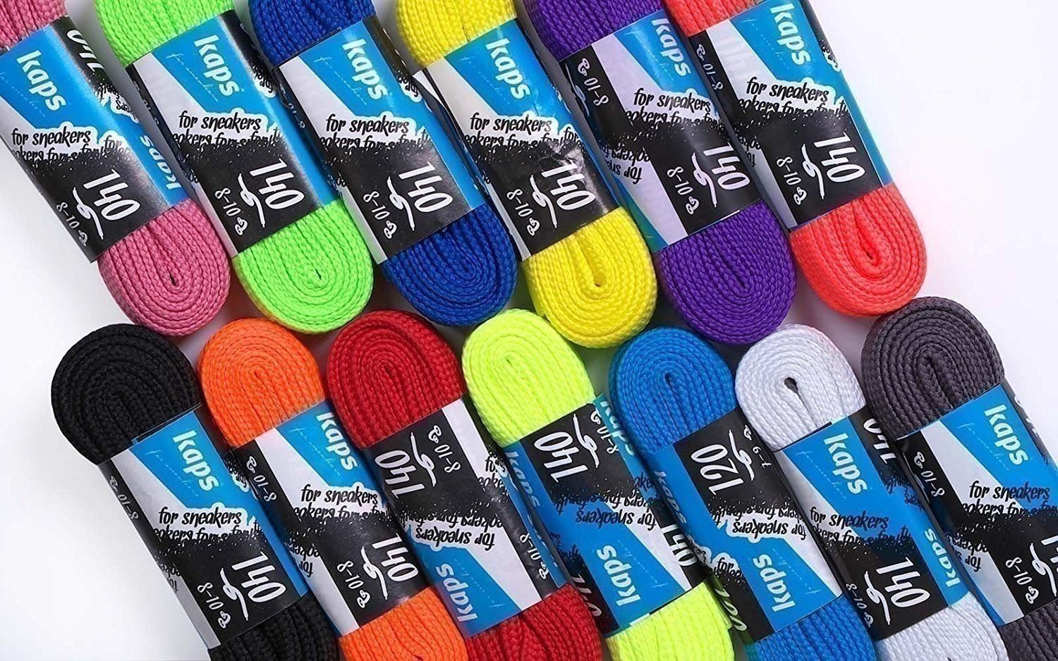 Baskets Lacets de Chaussures, Lacets de Chaussures Durables de Qualité pour Chaussures Décontractées Cordes de Chaussures - Photo 14/24