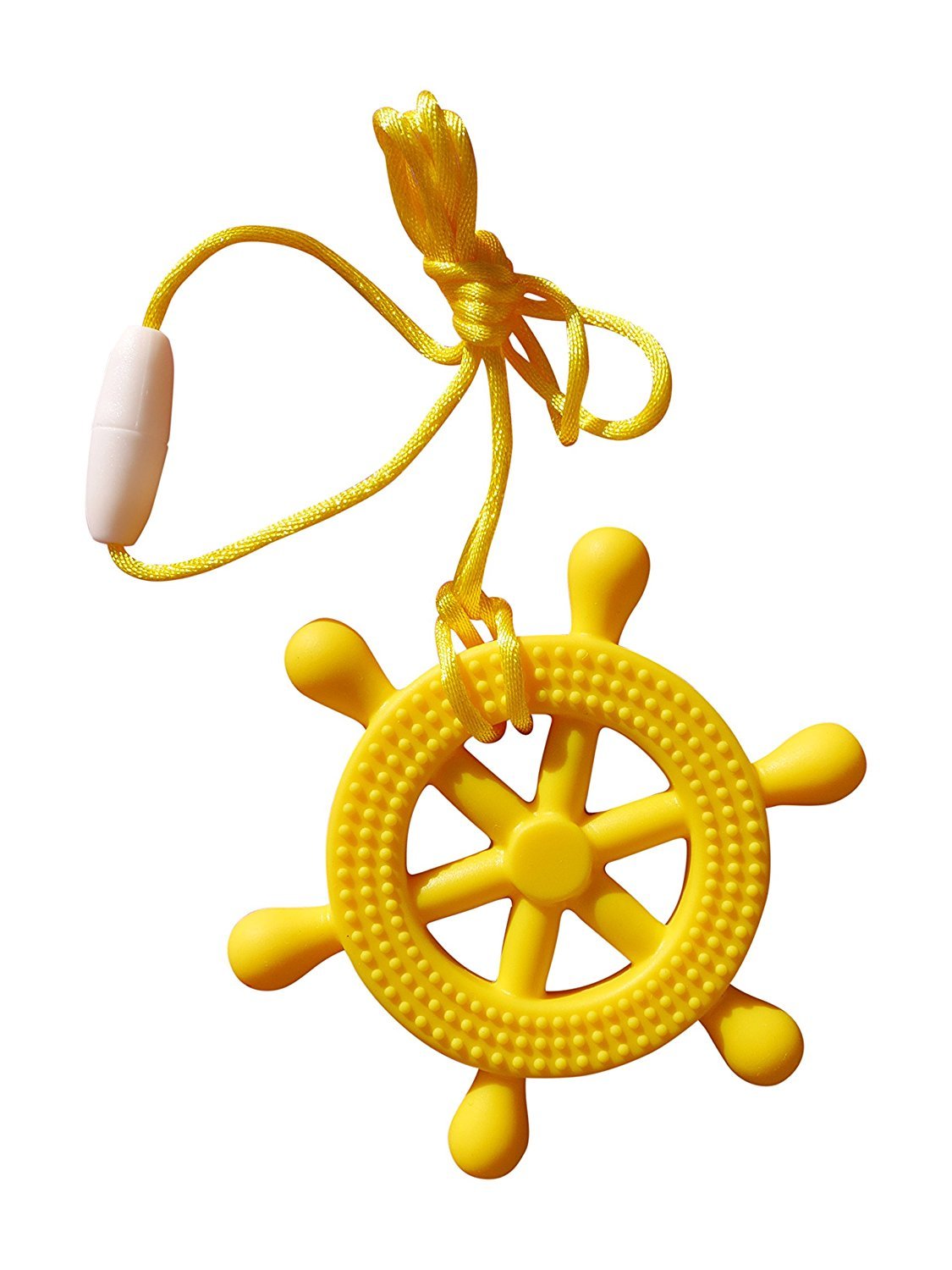 Sea Helm Wheel Silicone Teether Soother Teething Sensory Chewy Chewelry BPA... - Picture 17 of 17