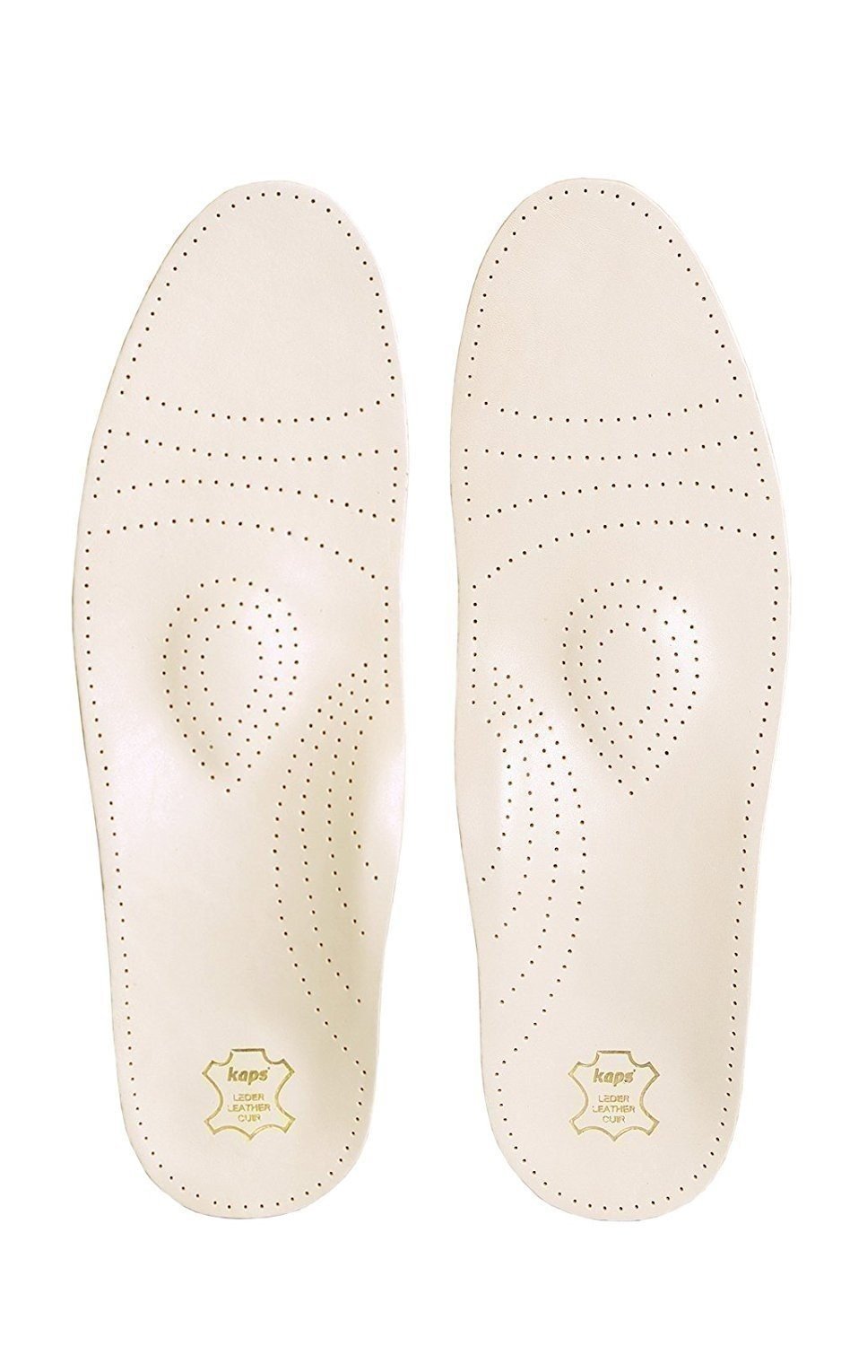 Cowhide Orthotic Insoles with Metatarsal and Longitudinal Arch Support For Shoes - Picture 4 of 5
