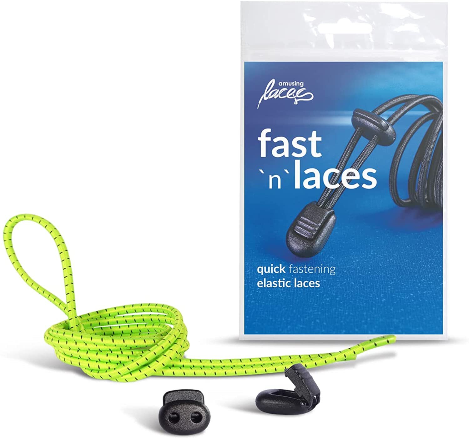 Cordones elásticos Fast n, cordones elásticos sin ataduras para niños y adultos, cordones divertidos... - Imagen 6 de 6