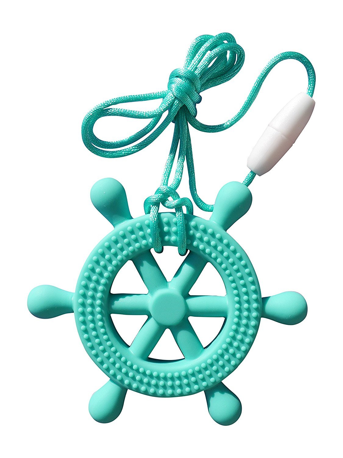 Sea Helm Wheel Silicone Teether Soother Teething Sensory Chewy Chewelry BPA... - Picture 16 of 17