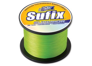 Sufix Superior 1/4 lb Spool Fishing Line 670 Yards Hi-Vis Yellow 20 lb - 638-120