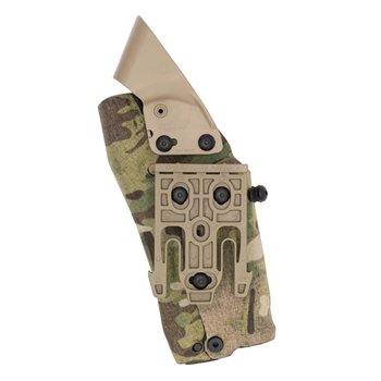 Safariland ALS Tactical Multicam Laminate Right Hand Holster Fits Glock 19 MOS