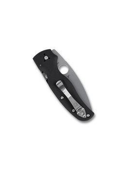 Spyderco Shaman Compression Lock Folding Knife Black FRN Handle - C229PBK