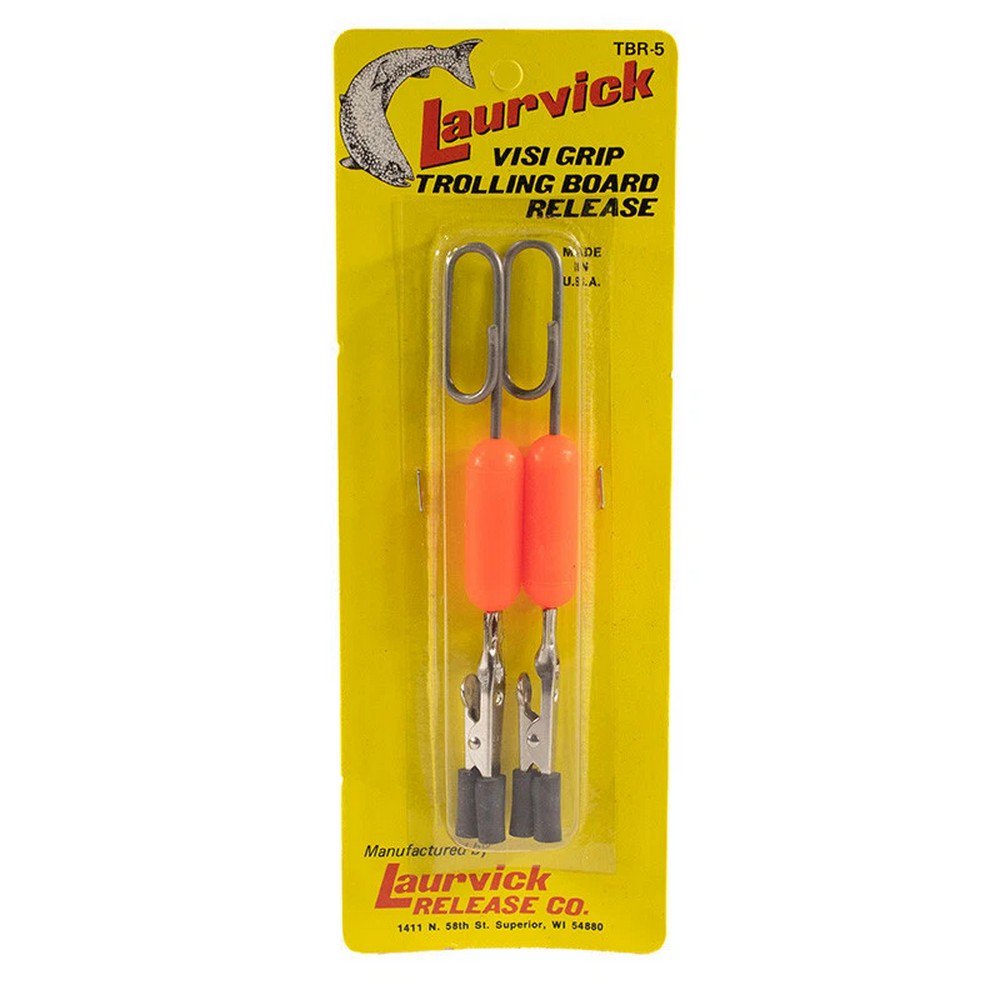 Laurvick Visi Grip Trolling Board Release Downrigger Orange