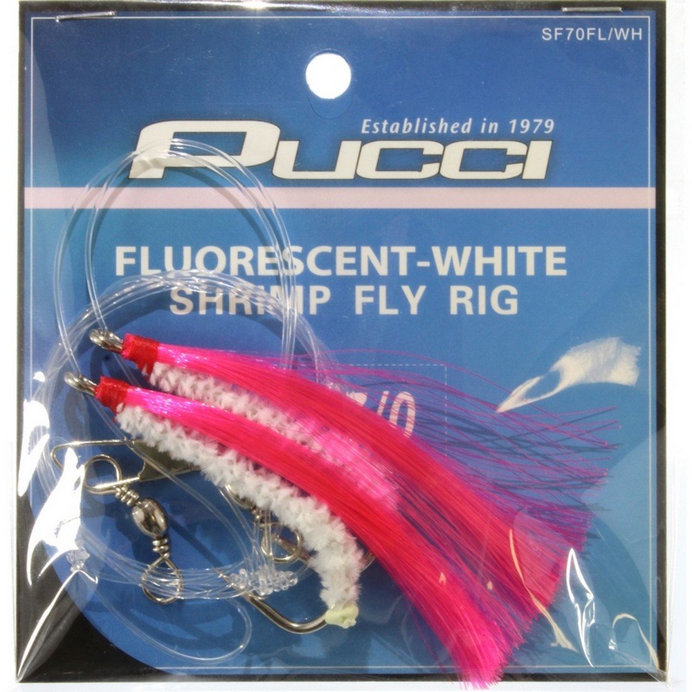 P-Line Rig Shrimp Fly Snelled 1 Swivel Rig/1 Snap Rig - Picture 4 of 7
