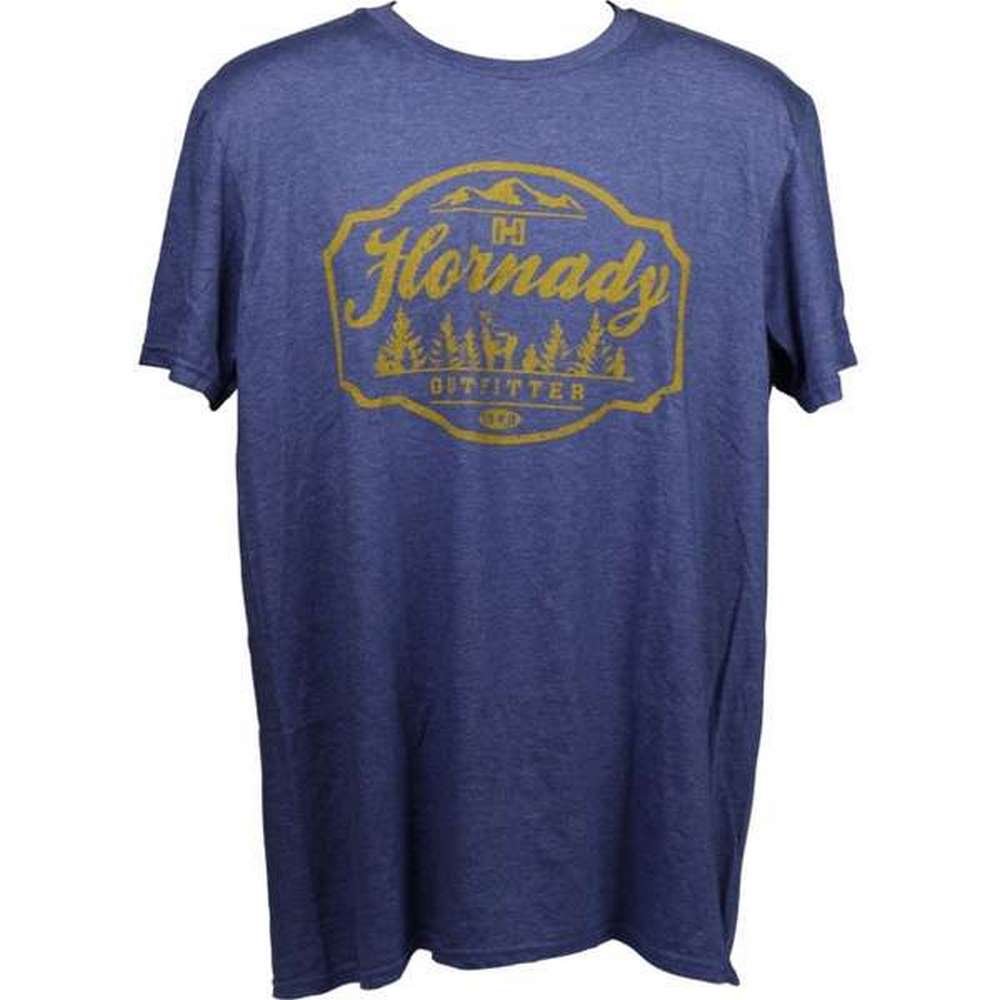 Camiseta Hornady Outfitter púrpura manga corta con logotipo dorado - Imagen 2 de 5