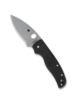Spyderco Shaman Compression Lock Folding Knife Black FRN Handle - C229PBK