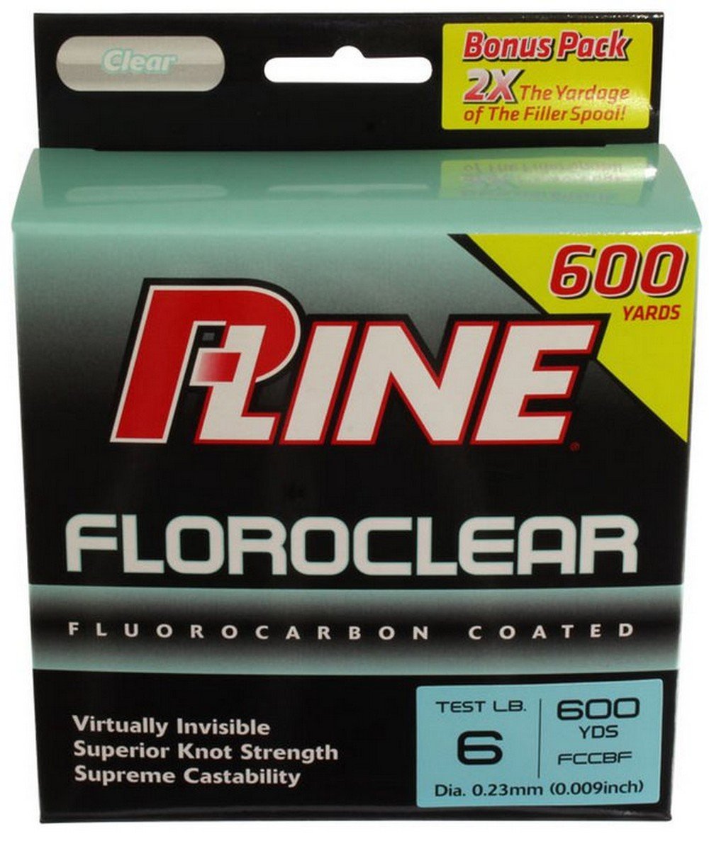 P-Line Florocarbon Coated Fishing Line Clear 600 yds - Picture 6 of 8
