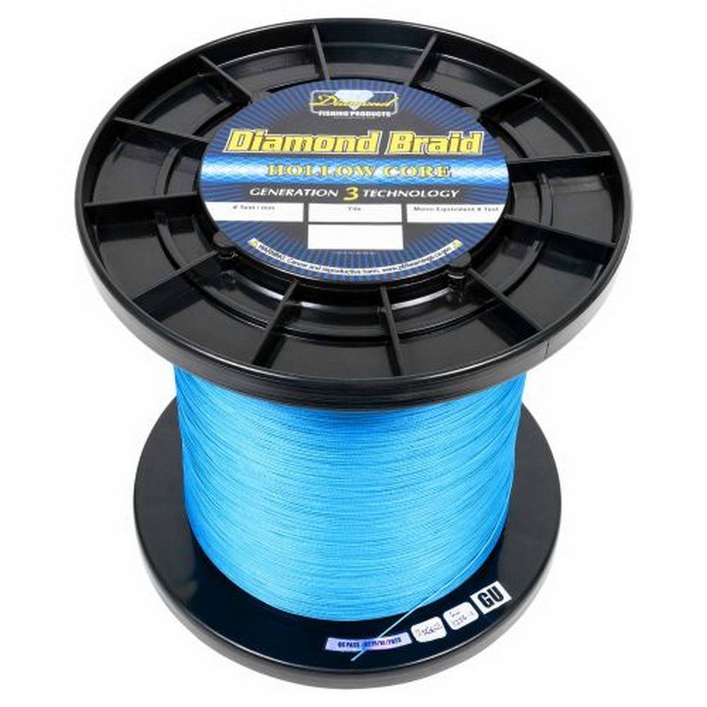 Diamond Fishing Products Braid Gen3 Hollow Core 16X Line 60 lb Blu 3000 yd 74306 - image 1