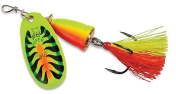 Blue Fox Vibrax Classic Foxtail Spinnerbait Firetiger