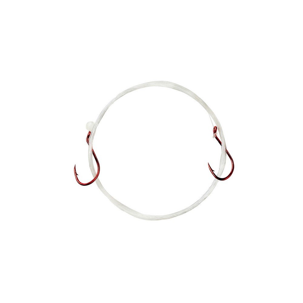 Lindy Rig Snell Crawler 2-Hook 10' Fluorocarbon #4