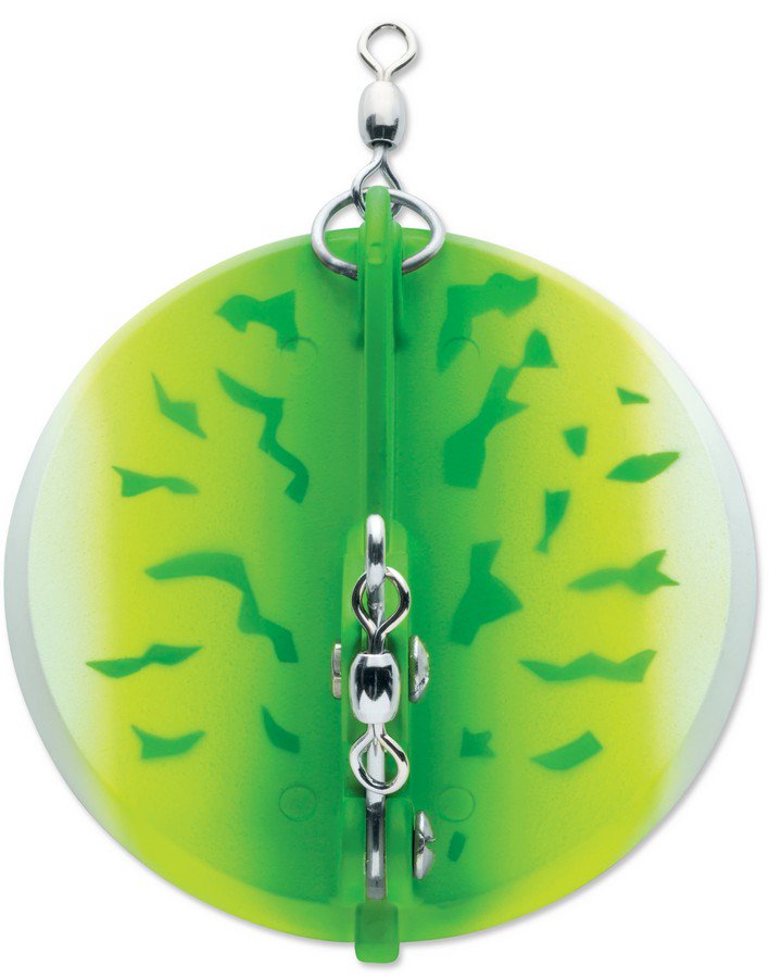 Luhr Jensen Dipsy Diver 4.2" Fire UV-Chrome Bottom