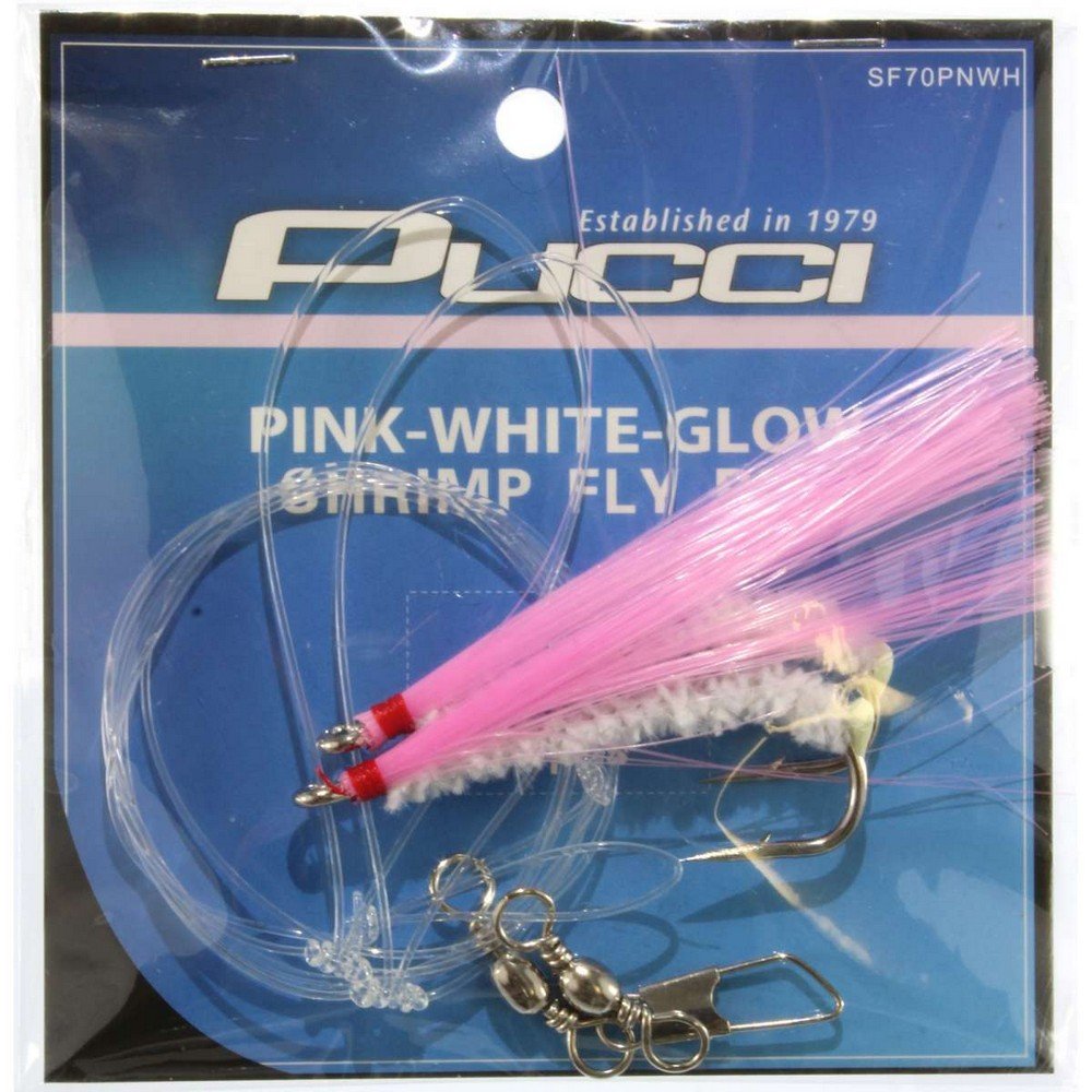 P-Line Rig Shrimp Fly Snelled 1 Swivel Rig/1 Snap Rig - Picture 7 of 7