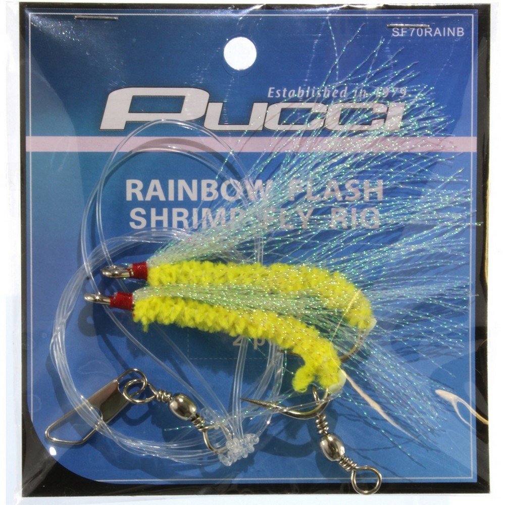 P-Line Rig Shrimp Fly Snelled 1 Swivel Rig/1 Snap Rig - Picture 5 of 7