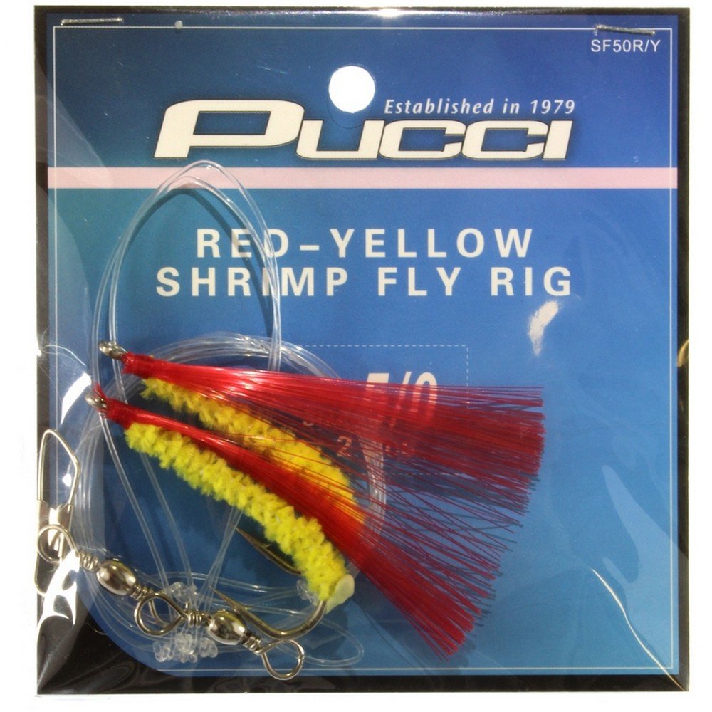 P-Line Rig Shrimp Fly Snelled 1 Swivel Rig/1 Snap Rig - Picture 6 of 7