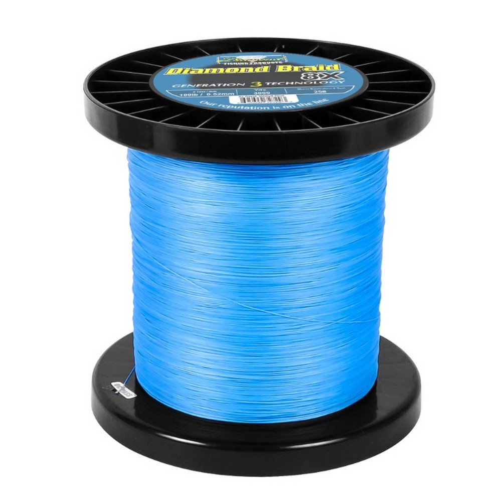 Diamond Fishing Products Braid Generation 3 Solid 8X Line 20 lb Spool 3000 Yard
