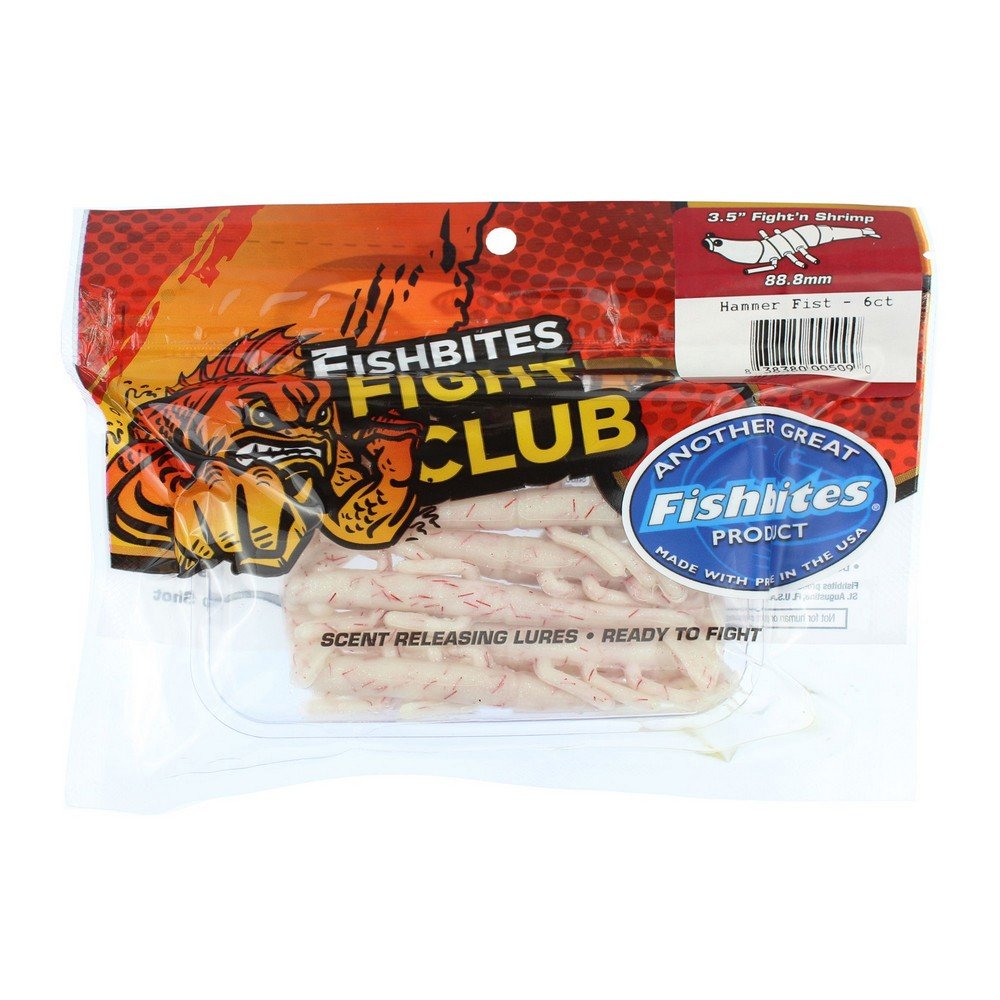 Fishbites FFC Fightin' Shrim Soft Plastic Fishing Saltwater Lure - Picture 4 of 7