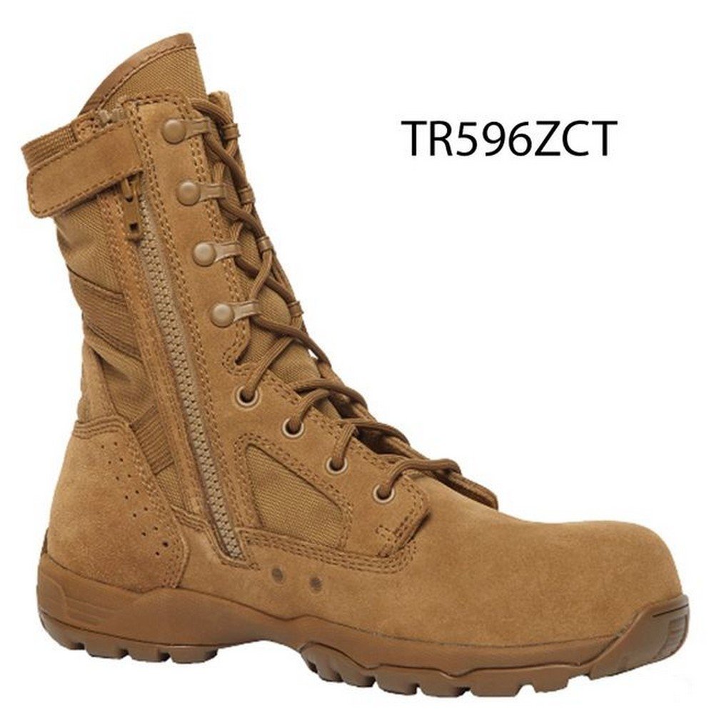 Belleville Hot Weather Side-Zip Composite Toe Boot Coyote TR596ZCT