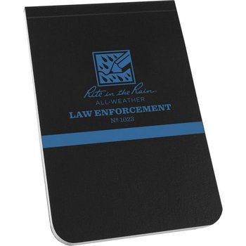 RIR Law Enforcement Notebook White Weather Paper 112 Pages 56 Sheets - RITR1023