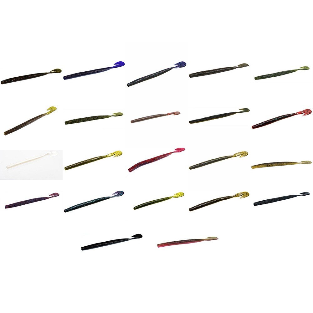 Zoom Magnum Ultra Vibe Model 113 Speed Worm Soft Bait 7" 8 Pack - Picture 7 of 47