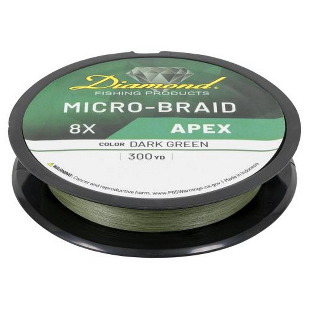 Diamond Fishing Products Apex Microbraid Solid 8x Line 8 lb Spool