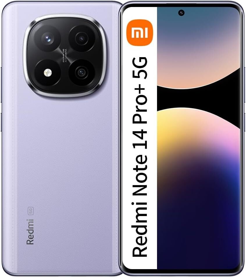 Xiaomi Redmi Note 14 Pro+ 5G GSM Unlocked (8GB+256GB) 6.67" AMOLED Global NEW - Afbeelding 16 van 16
